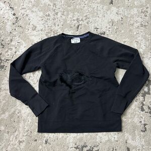 Champion Black Kansas City Chiefs Embroidered Crewneck Size Large